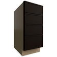 DB15-4 - Base - 4 Drawers Cabinet - 15 W X 34-1 2 H X 24 D - Luna Kona