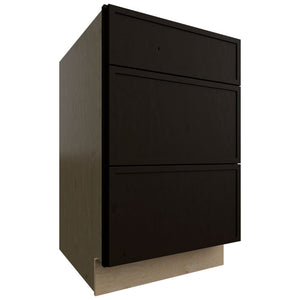 DB21 - Base - 3 Drawers Cabinet - 21 W X 34-1 2 H X 24 D - Luna Kona