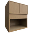 MC303621 - Wall - Microwave Cabinet - 30 W X 36 H X 21 D - Luna Timber