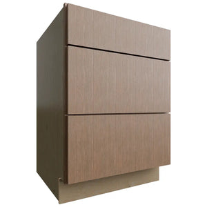 DB24 ( Base | 3 Drawers Cabinet - 24"W X 34-1/2"H X 24"D ) | Luxe Canyon Oak