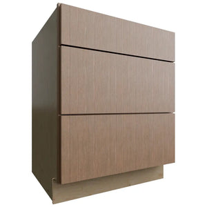 DB27 ( Base | 3 Drawers Cabinet - 27"W X 34-1/2"H X 24"D ) | Luxe Canyon Oak