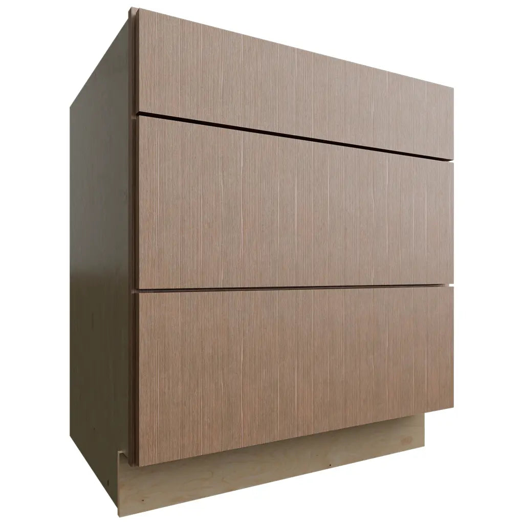 DB30 ( Base | 3 Drawers Cabinet - 30"W X 34-1/2"H X 24"D ) | Luxe Canyon Oak