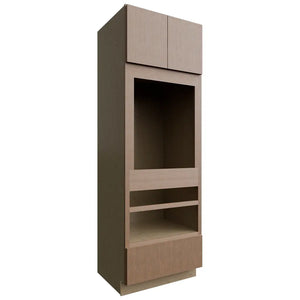 OC3390D ( Tall | Oven Cabinet Double - 33"W X 90"H X 24"D ) | Luxe Canyon Oak