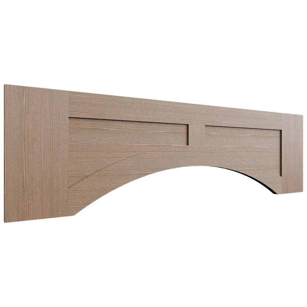 VARP42 ( Wall | Arched Recessed Valance - 42"W X 12"H X 3/4"T ) | Luxe Canyon Oak