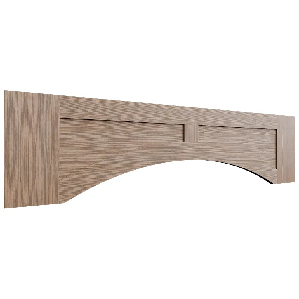 VARP48 ( Wall | Arched Recessed Valance - 48"W X 12"H X 3/4"T ) | Luxe Canyon Oak