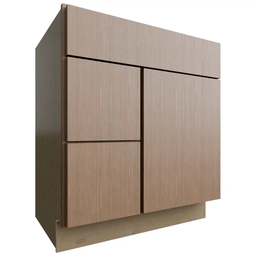 VSD30DL ( Vanity | Combo Cabinet - 30"W X 34-1/2"H X 21"D ) | Luxe Canyon Oak