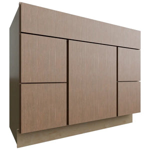 VSD42 ( Vanity | Combo Cabinet - 42"W X 34-1/2"H X 21"D ) | Luxe Canyon Oak