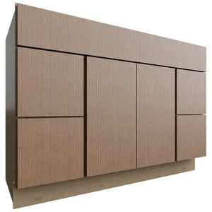 VSD48 ( Vanity | Combo Cabinet - 48"W X 34-1/2"H X 21"D ) | Luxe Canyon Oak