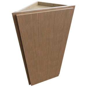 WAE1236 ( Wall | Angle End Cabinet - 12"W X 36"H X 12"D ) | Luxe Canyon Oak