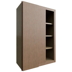 WBC2436 ( Wall Corner | Blind Cabinet - 24"W X 36"H X 12"D ) | Luxe Canyon Oak