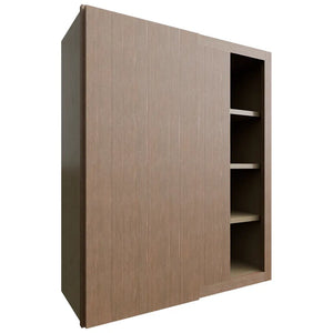 WBC3036 ( Wall Corner | Blind Cabinet - 30"W X 36"H X 12"D ) | Luxe Canyon Oak