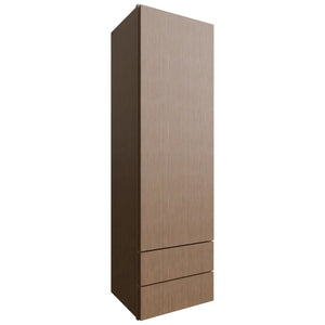 WD1860 ( Wall | Drawer Cabinet - 18"W X 60"H X 15"D ) | Luxe Canyon Oak