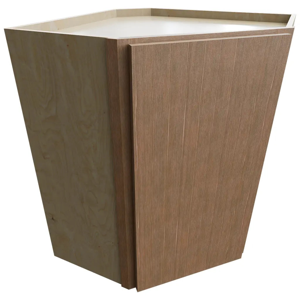 WDC2430 ( Wall Corner | Diagonal Cabinet - 24"W X 30"H X 24"D ) | Luxe Canyon Oak