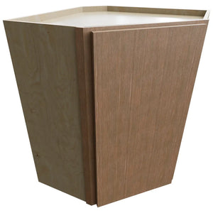WDC2430 ( Wall Corner | Diagonal Cabinet - 24"W X 30"H X 24"D ) | Luxe Canyon Oak