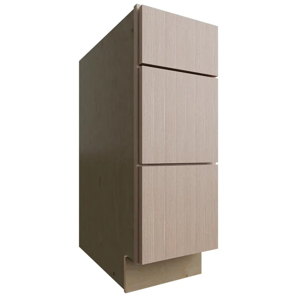 DB12 ( Base | 3 Drawers Cabinet - 12"W X 34-1/2"H X 24"D ) | Luxe Desert Oak