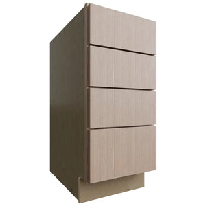DB15-4 ( Base | 4 Drawers Cabinet - 15"W X 34-1/2"H X 24"D ) | Luxe Desert Oak