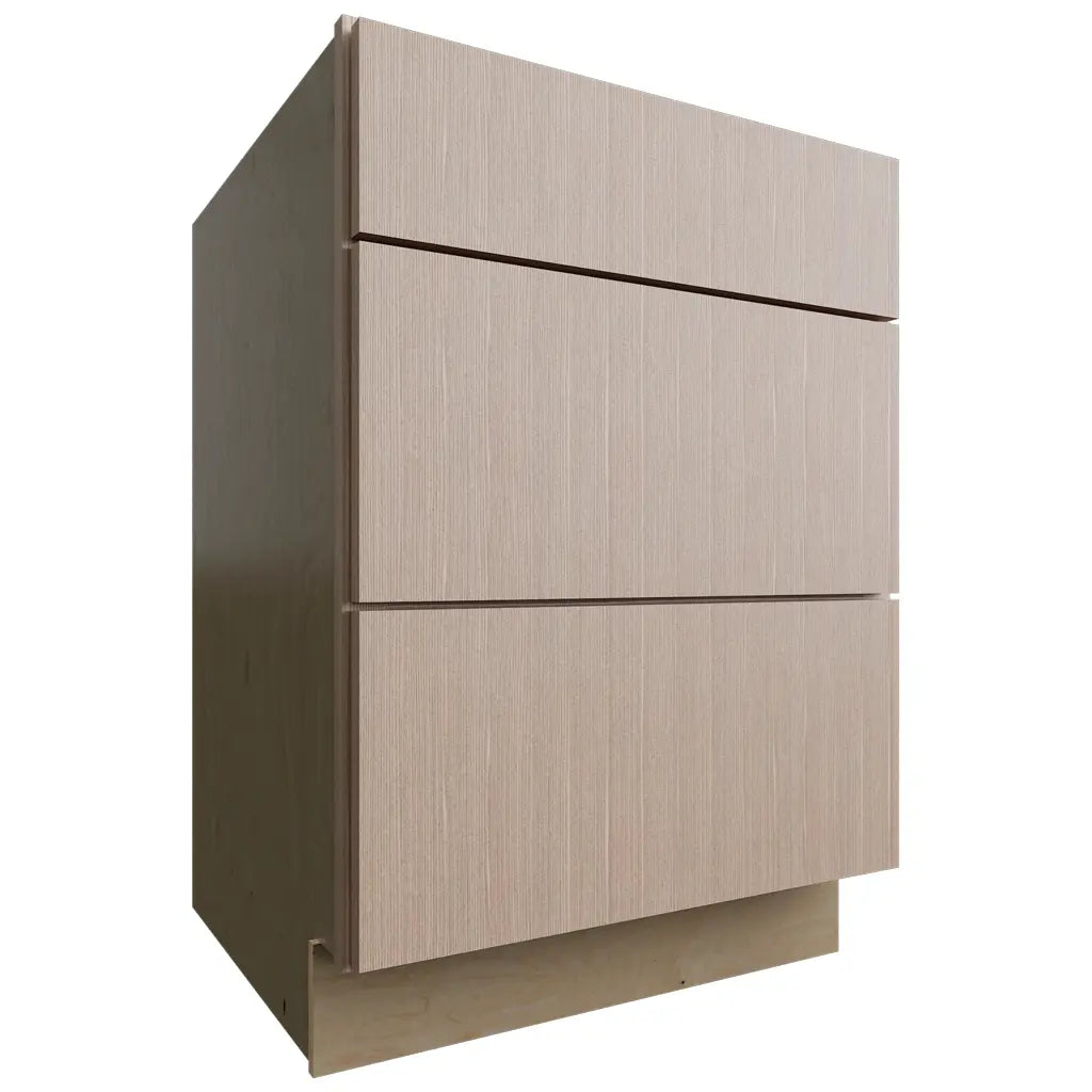 DB24 ( Base | 3 Drawers Cabinet - 24"W X 34-1/2"H X 24"D ) | Luxe Desert Oak