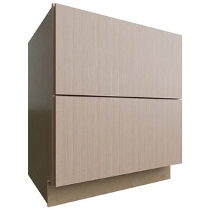 DB30-2 ( Base | 2 Drawers Cabinet - 30"W X 34-1/2"H X 24"D ) | Luxe Desert Oak