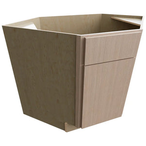 DSB36 ( Base Corner | Diagonal Sink Cabinet - 36"W X 34-1/2"H X 36"D ) | Luxe Desert Oak