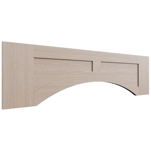 VARP42 ( Wall | Arched Recessed Valance - 42"W X 12"H X 3/4"T ) | Luxe Desert Oak