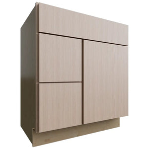 VSD30DL ( Vanity | Combo Cabinet - 30"W X 34-1/2"H X 21"D ) | Luxe Desert Oak