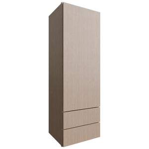 WD1854 ( Wall | Drawer Cabinet - 18"W X 54"H X 15"D ) | Luxe Desert Oak
