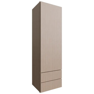 WD1860 ( Wall | Drawer Cabinet - 18"W X 60"H X 15"D ) | Luxe Desert Oak