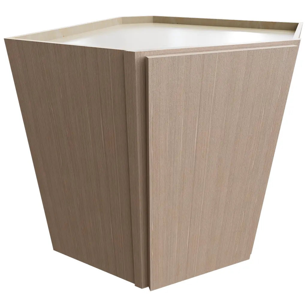 WDC2730 ( Wall Corner | Diagonal Cabinet - 27"W X 30"H X 27"D ) | Luxe Desert Oak