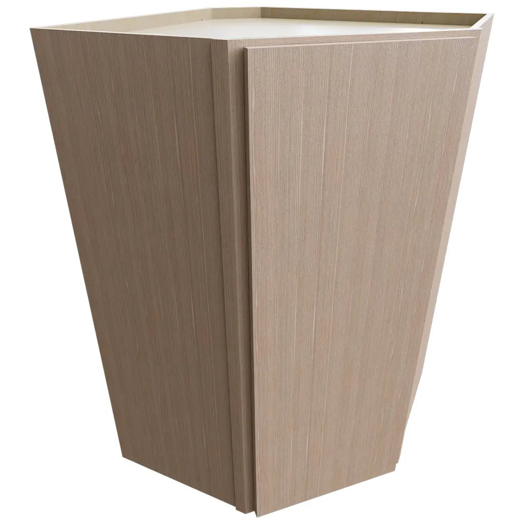 WDC2742 ( Wall Corner | Diagonal Cabinet - 27"W X 42"H X 27"D ) | Luxe Desert Oak