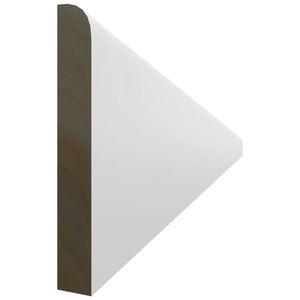 BBM - Base Board Molding - 96 W X 5-1 2 H X 3 4 T - Luxe Frost