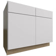 SB42 - Base - Sink Cabinet - 42 W X 34-1 2 H X 24 D - Luxe Frost