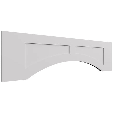 VARP42 - Wall - Arched Recessed Valance - 42 W X 12 H X 3 4 T - Luxe Frost