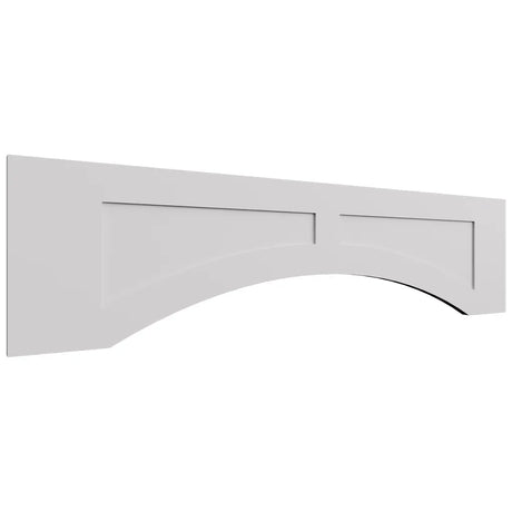 VARP48 - Wall - Arched Recessed Valance - 48 W X 12 H X 3 4 T - Luxe Frost