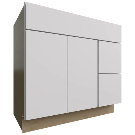 VSD36DR - Vanity - Combo Cabinet - 36 W X 34-1 2 H X 21 D - Luxe Frost