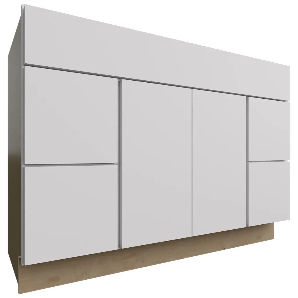 VSD48 - Vanity - Combo Cabinet - 48 W X 34-1 2 H X 21 D - Luxe Frost