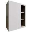 WBC2430 - Wall Corner - Blind Cabinet - 24 W X 30 H X 12 D - Luxe Frost