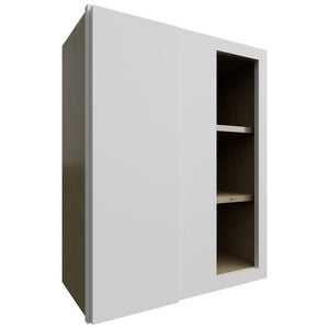 WBC2430 - Wall Corner - Blind Cabinet - 24 W X 30 H X 12 D - Luxe Frost