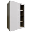 WBC2436 - Wall Corner - Blind Cabinet - 24 W X 36 H X 12 D - Luxe Frost