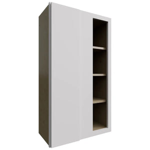 WBC2442 - Wall Corner - Blind Cabinet - 24 W X 42 H X 12 D - Luxe Frost