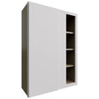 WBC3042 - Wall Corner - Blind Cabinet - 30 W X 42 H X 12 D - Luxe Frost