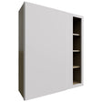 WBC3642 - Wall Corner - Blind Cabinet - 36 W X 42 H X 12 D - Luxe Frost