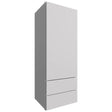 WD1848 - Wall - Drawer Cabinet - 18 W X 48 H X 15 D - Luxe Frost