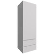 WD1854 - Wall - Drawer Cabinet - 18 W X 54 H X 15 D - Luxe Frost