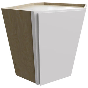 WDC2430 - Wall Corner - Diagonal Cabinet - 24 W X 30 H X 24 D - Luxe Frost