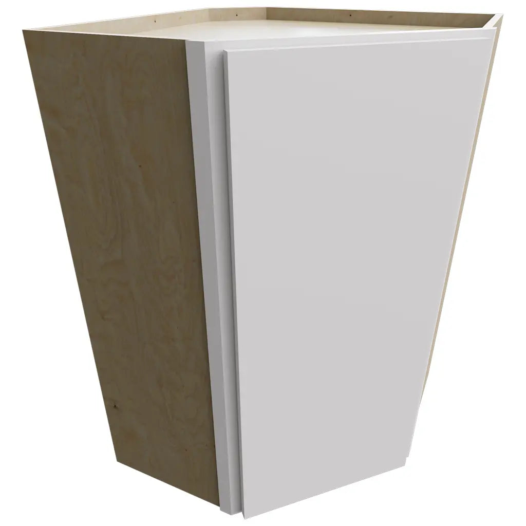 WDC2436 - Wall Corner - Diagonal Cabinet - 24 W X 36 H X 24 D - Luxe Frost