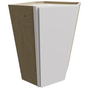 WDC2442 - Wall Corner - Diagonal Cabinet - 24 W X 42 H X 24 D - Luxe Frost