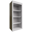 WOS1842 - Wall - Open Shelf - 18 W X 42 H X 12 D - Luxe Frost