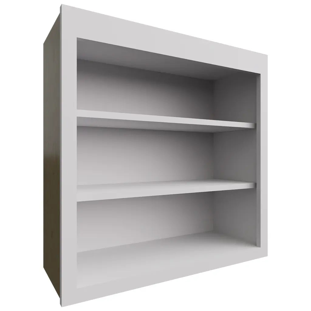 WOS3030 - Wall - Open Shelf - 30 W X 30 H X 12 D - Luxe Frost