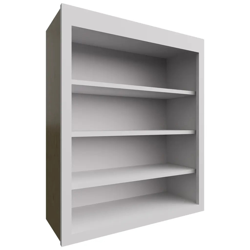 WOS3036 - Wall - Open Shelf - 30 W X 36 H X 12 D - Luxe Frost