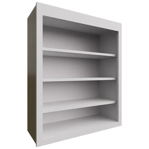 WOS3036 - Wall - Open Shelf - 30 W X 36 H X 12 D - Luxe Frost